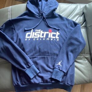 NWOT Washington Wizards “The District” Jordan Navy Blue Hoodie